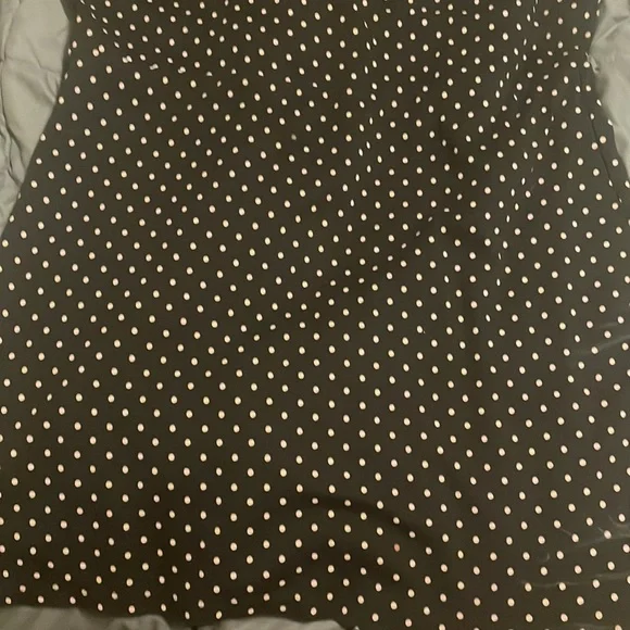 Old Navy Back & Tan Polka Dot dress - Picture 2 of 7